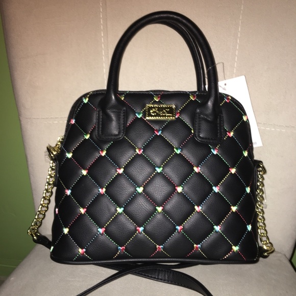 Betsey Johnson Handbags - 24HR SALE❗️FIRM❗️Betsey Johnson quilt Embroidered